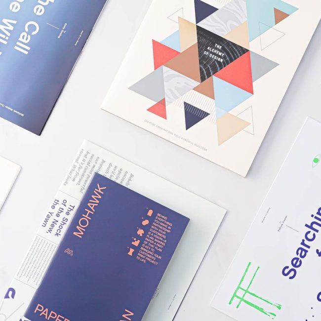 a bunch of books that are on a table